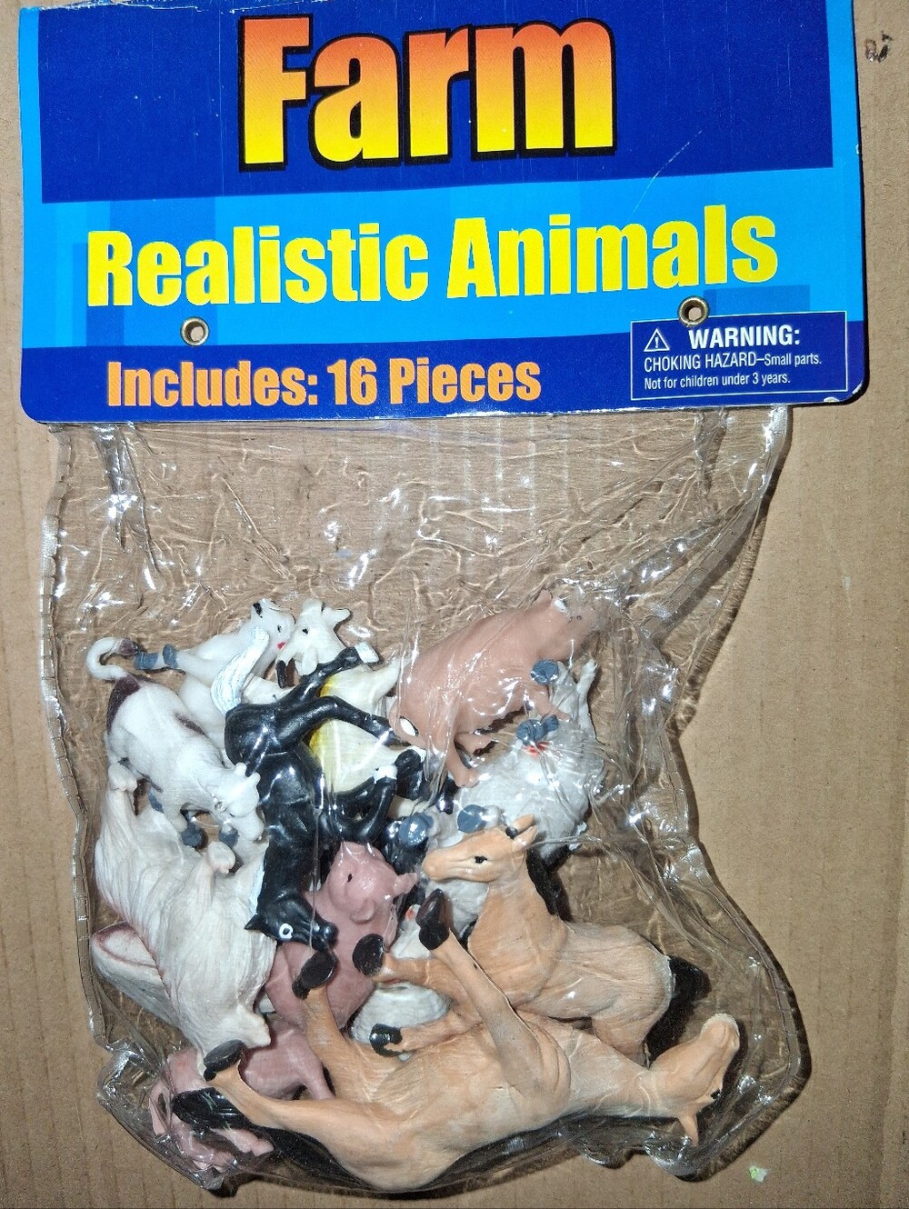 Farm Realistic Animals Set - Mixed, Plus Several Rubber Snakes